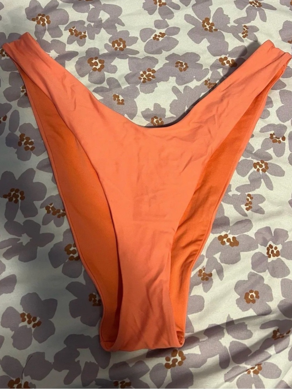 aerie Bright Orange Bikini Bottom
